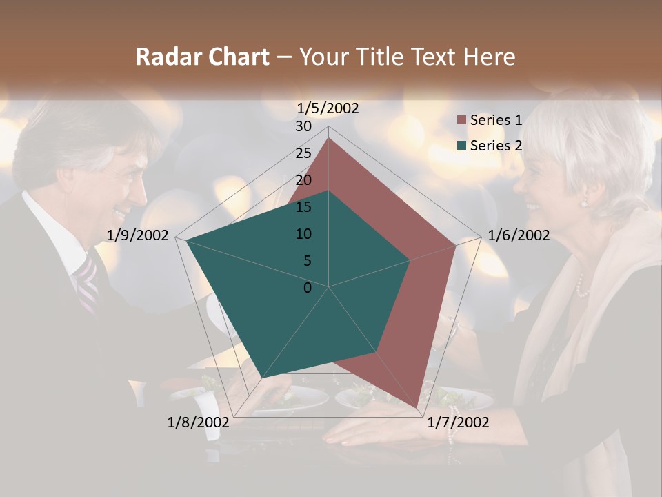 A Man And Woman Toasting With Wine Glasses PowerPoint Template