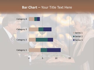 A Man And Woman Toasting With Wine Glasses PowerPoint Template
