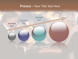 A Man And Woman Toasting With Wine Glasses PowerPoint Template