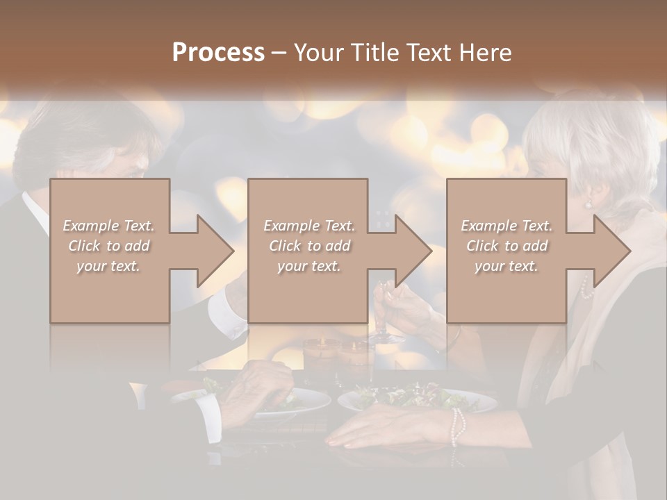 A Man And Woman Toasting With Wine Glasses PowerPoint Template