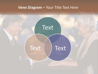 A Man And Woman Toasting With Wine Glasses PowerPoint Template