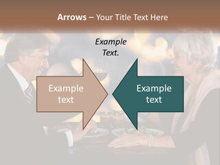 A Man And Woman Toasting With Wine Glasses PowerPoint Template