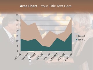 A Man And Woman Toasting With Wine Glasses PowerPoint Template