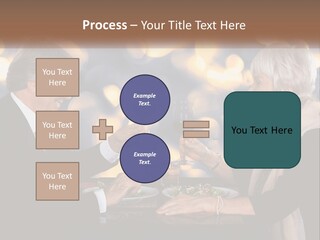 A Man And Woman Toasting With Wine Glasses PowerPoint Template