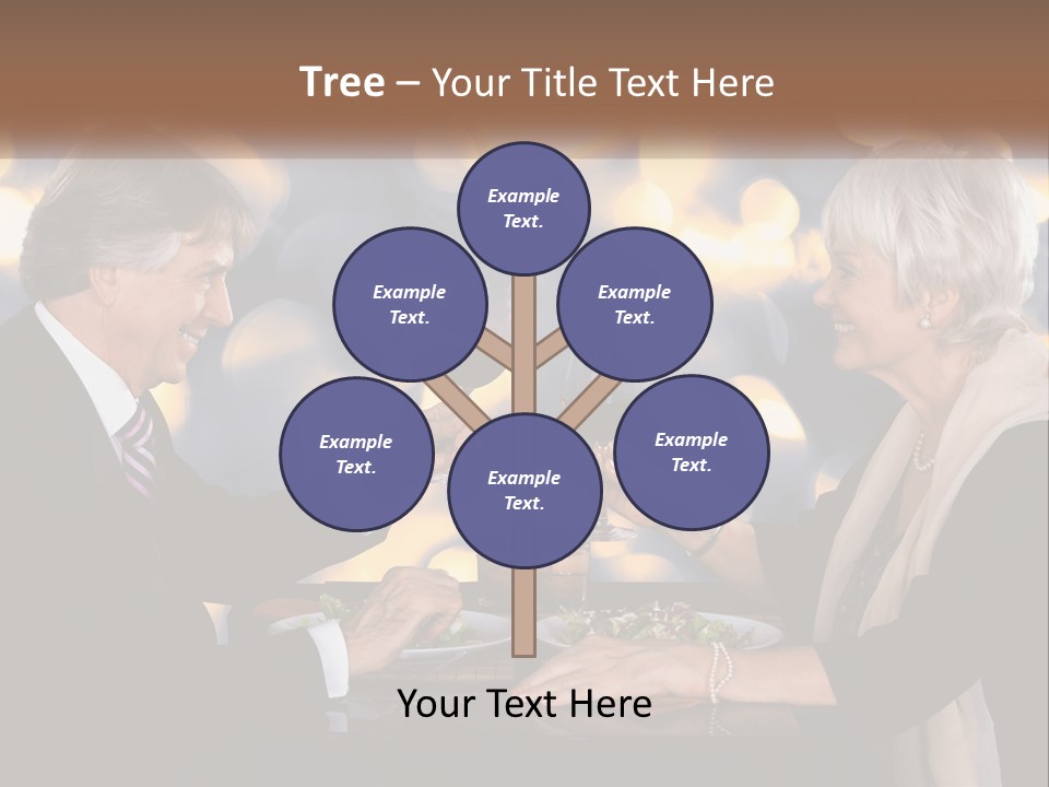 A Man And Woman Toasting With Wine Glasses PowerPoint Template