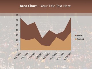 A Large Group Of People In A Large Auditorium PowerPoint Template