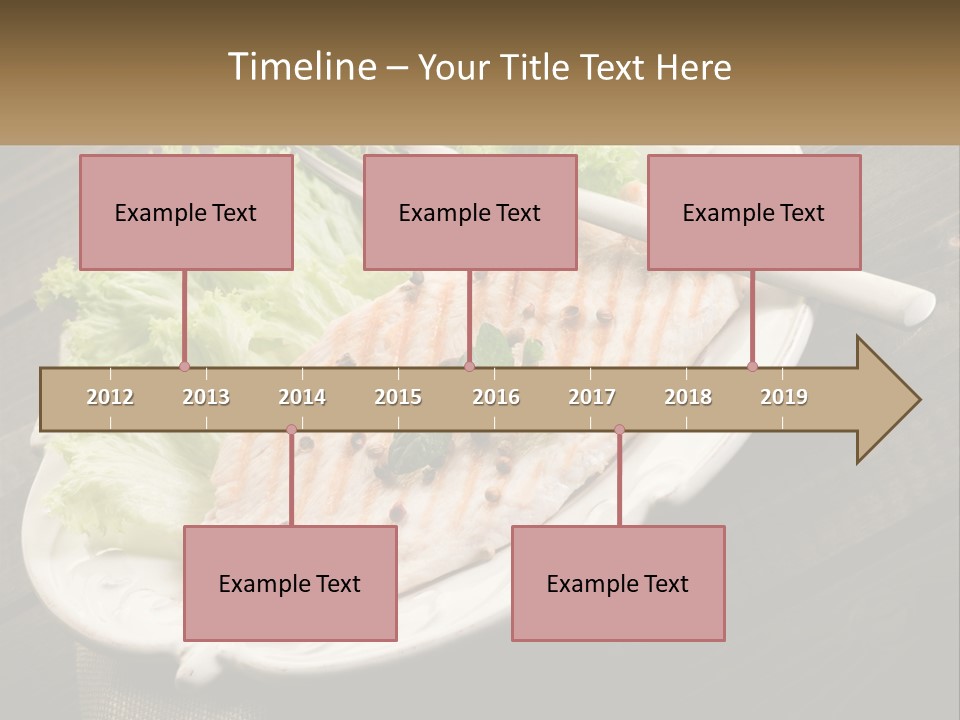 A White Plate Topped With A Piece Of Fish Next To Lettuce PowerPoint Template
