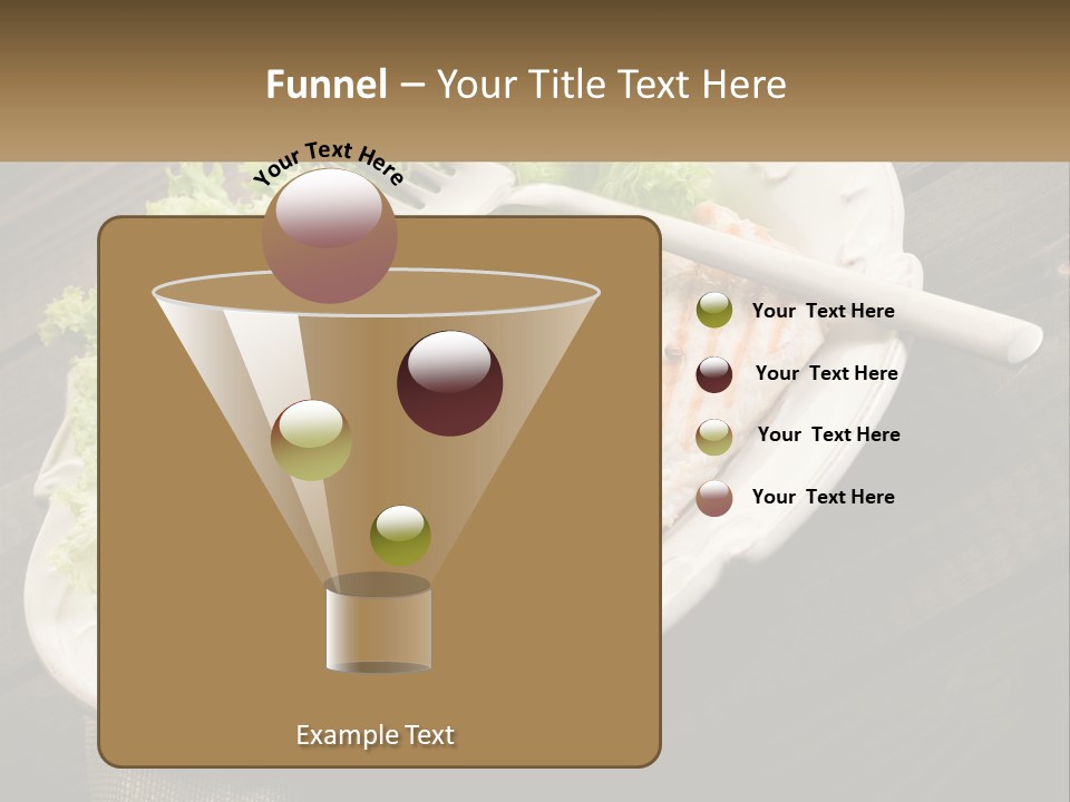 A White Plate Topped With A Piece Of Fish Next To Lettuce PowerPoint Template