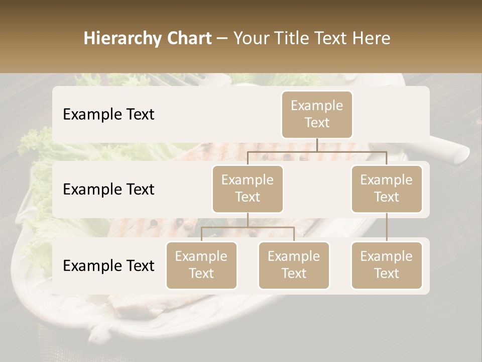 A White Plate Topped With A Piece Of Fish Next To Lettuce PowerPoint Template