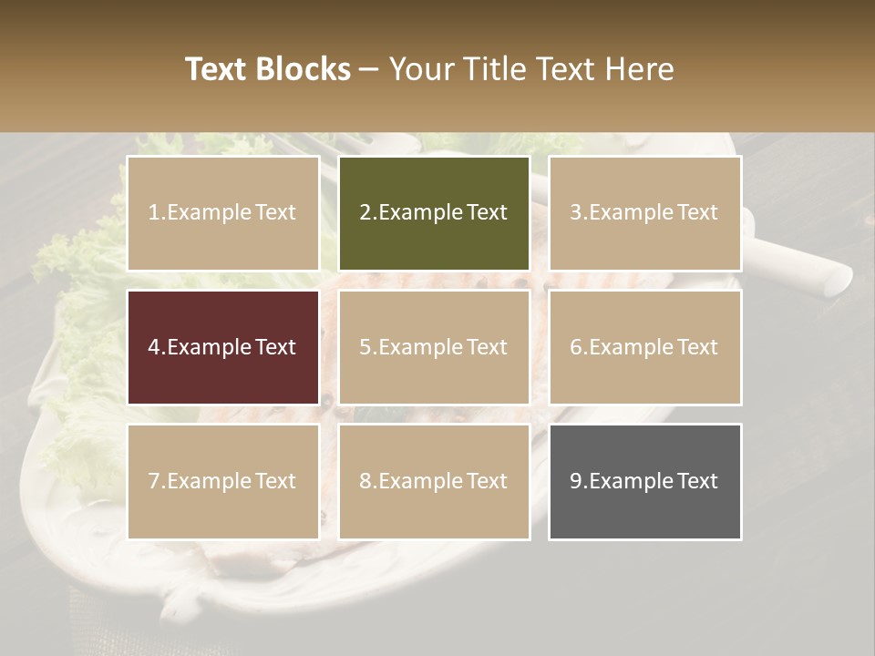 A White Plate Topped With A Piece Of Fish Next To Lettuce PowerPoint Template