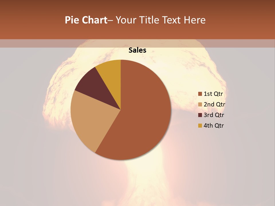 A Nuclear Powerpoint Presentation Is Shown PowerPoint Template
