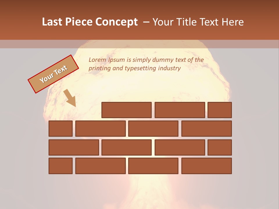 A Nuclear Powerpoint Presentation Is Shown PowerPoint Template