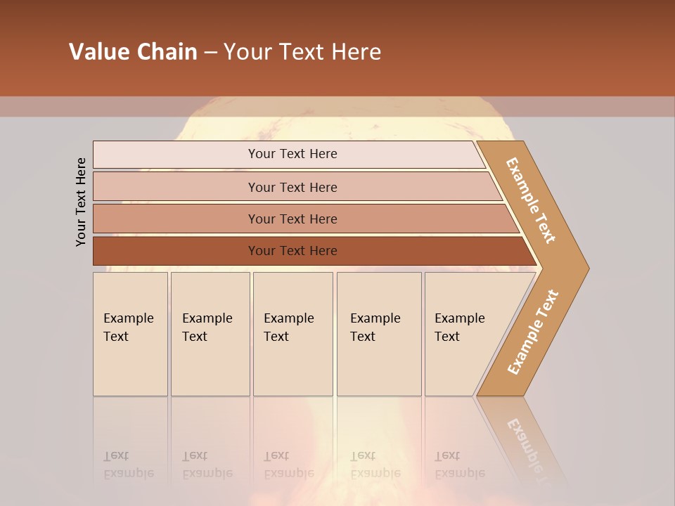 A Nuclear Powerpoint Presentation Is Shown PowerPoint Template