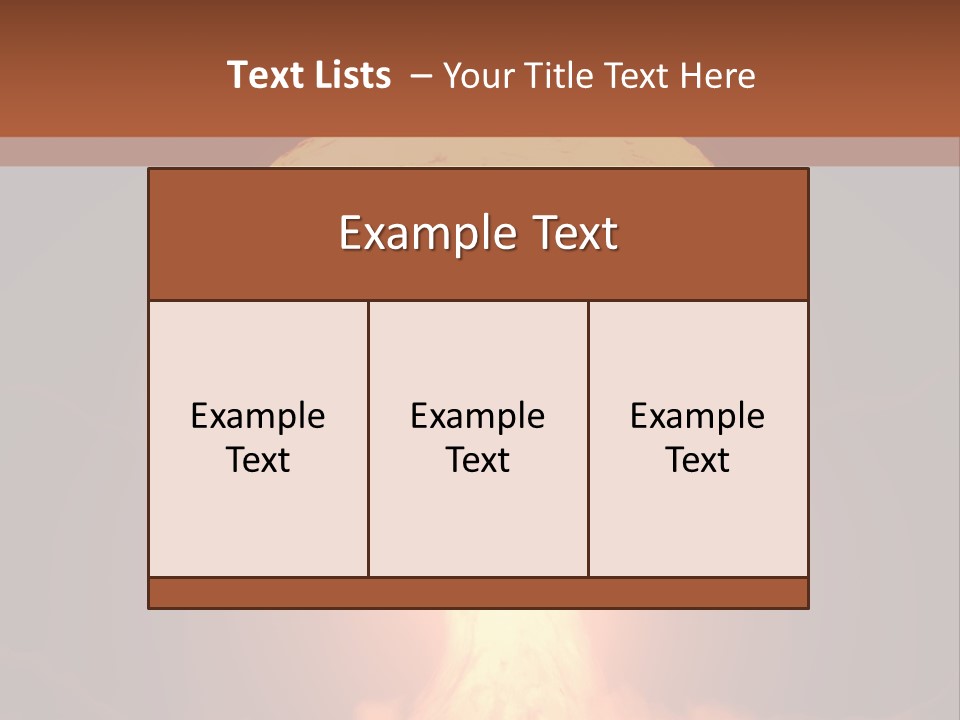 A Nuclear Powerpoint Presentation Is Shown PowerPoint Template