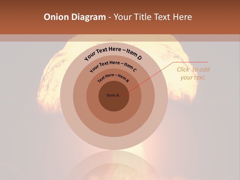 A Nuclear Powerpoint Presentation Is Shown PowerPoint Template