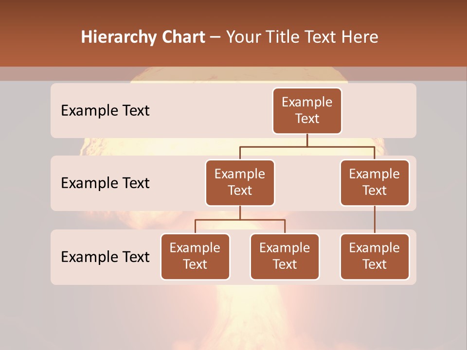 A Nuclear Powerpoint Presentation Is Shown PowerPoint Template