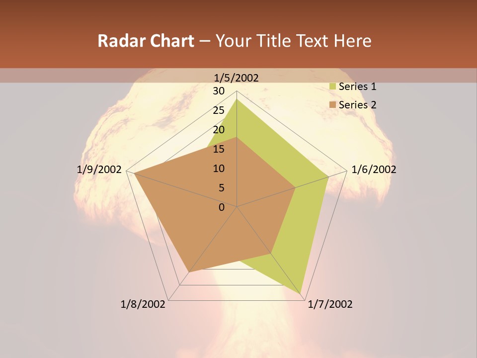 A Nuclear Powerpoint Presentation Is Shown PowerPoint Template