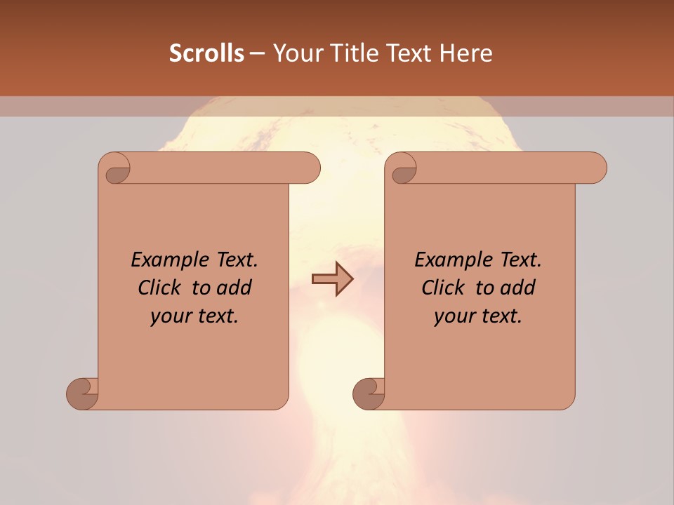 A Nuclear Powerpoint Presentation Is Shown PowerPoint Template