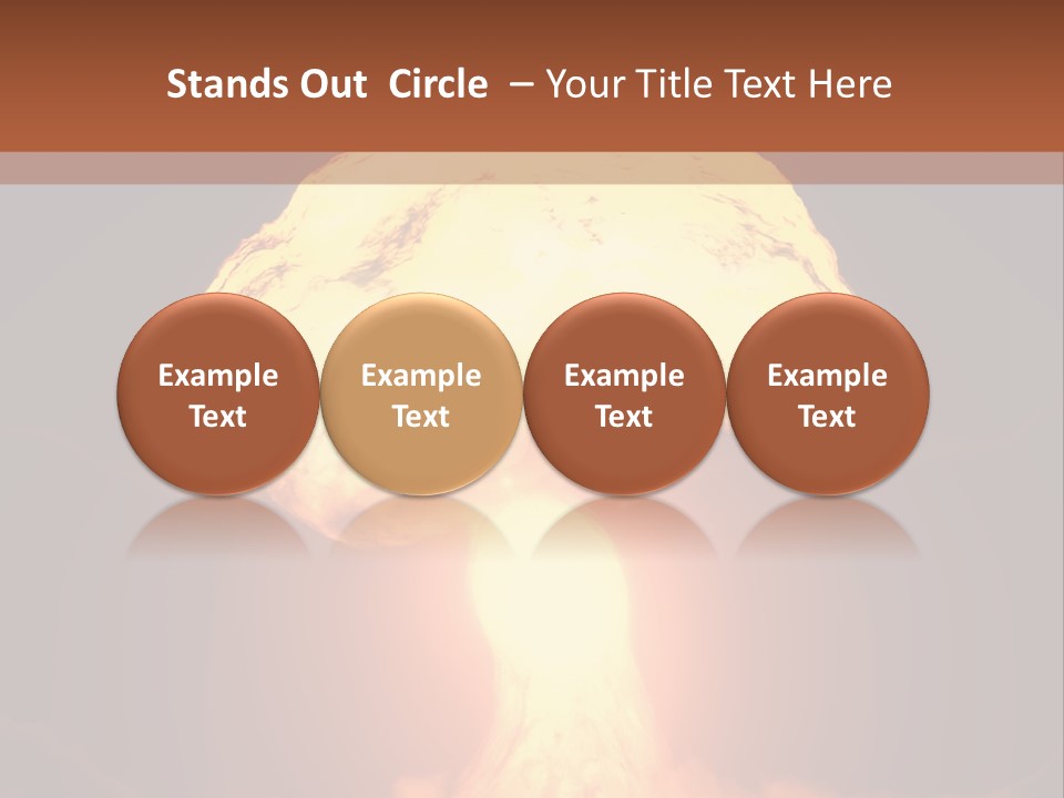 A Nuclear Powerpoint Presentation Is Shown PowerPoint Template