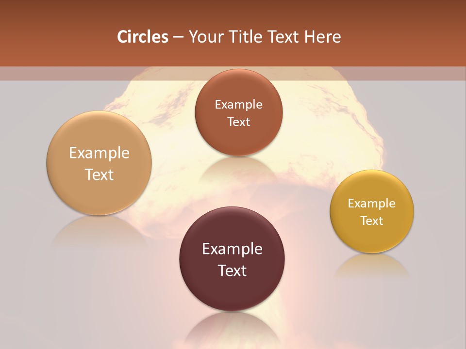 A Nuclear Powerpoint Presentation Is Shown PowerPoint Template
