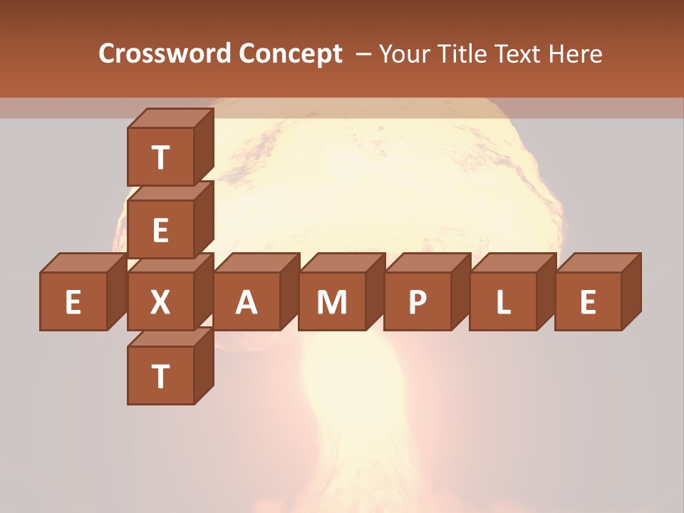 A Nuclear Powerpoint Presentation Is Shown PowerPoint Template