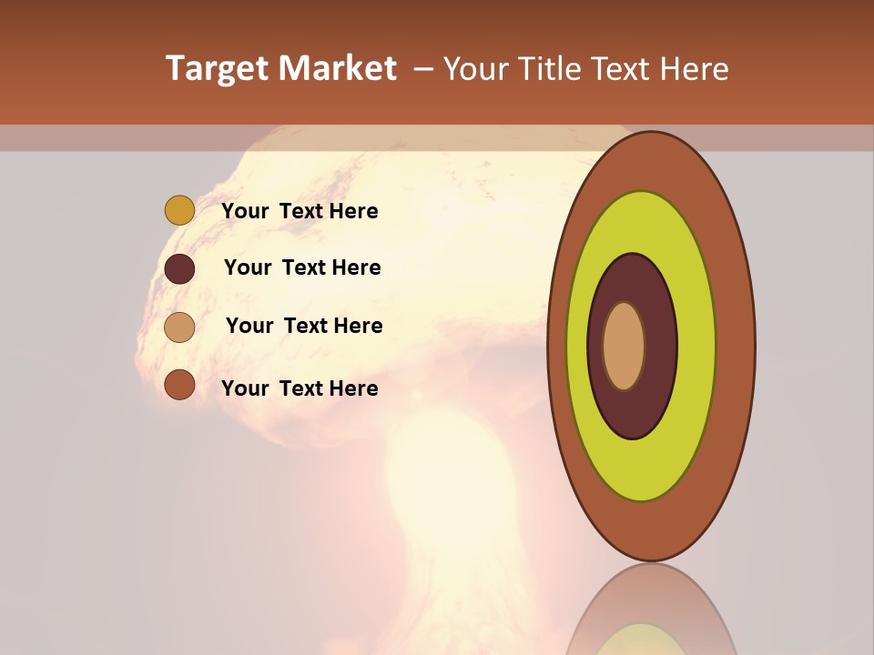 A Nuclear Powerpoint Presentation Is Shown PowerPoint Template
