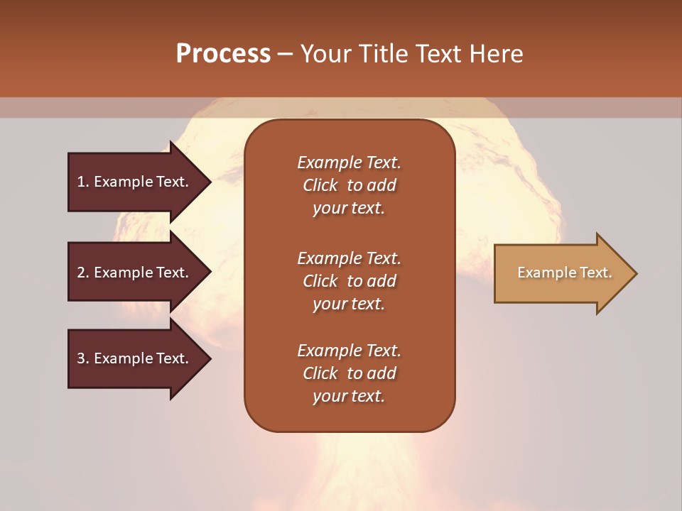 A Nuclear Powerpoint Presentation Is Shown PowerPoint Template
