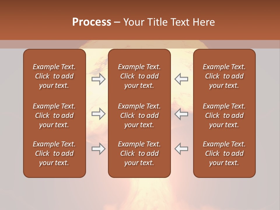 A Nuclear Powerpoint Presentation Is Shown PowerPoint Template