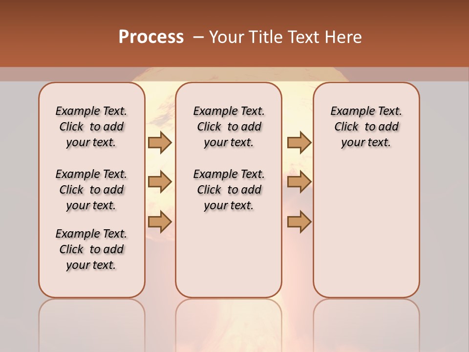A Nuclear Powerpoint Presentation Is Shown PowerPoint Template