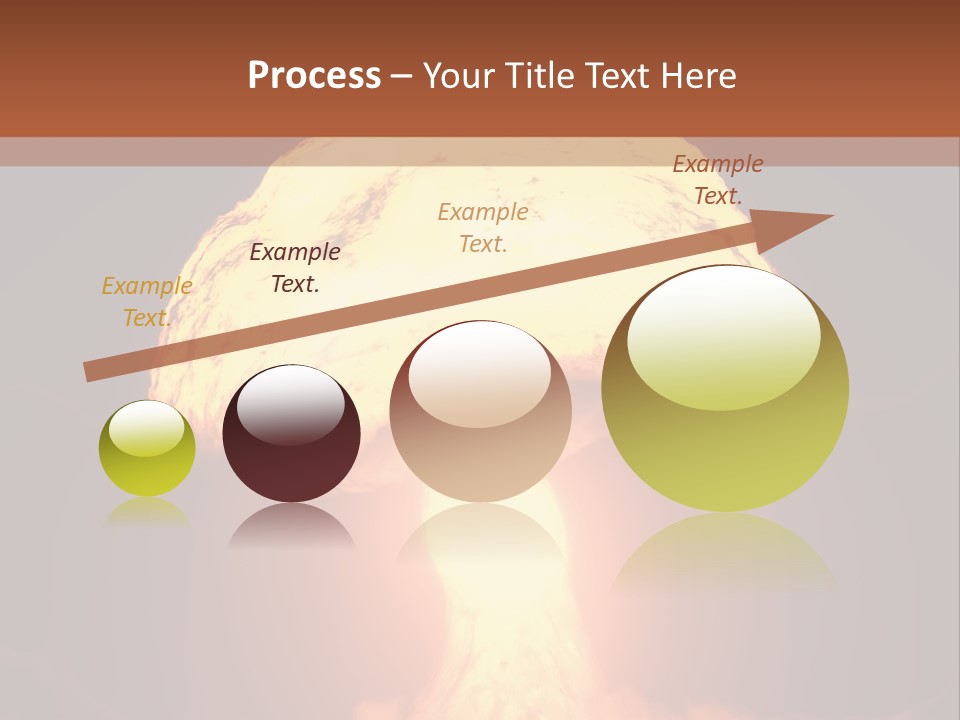 A Nuclear Powerpoint Presentation Is Shown PowerPoint Template