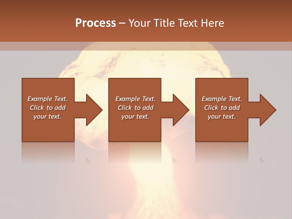 A Nuclear Powerpoint Presentation Is Shown PowerPoint Template