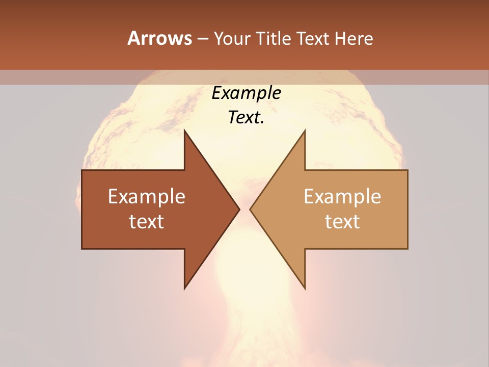 A Nuclear Powerpoint Presentation Is Shown PowerPoint Template