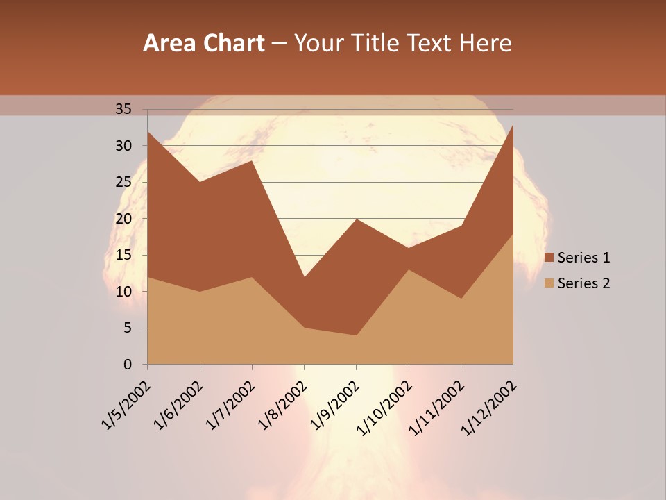 A Nuclear Powerpoint Presentation Is Shown PowerPoint Template