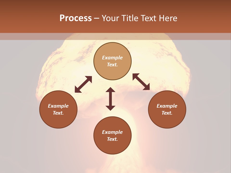 A Nuclear Powerpoint Presentation Is Shown PowerPoint Template