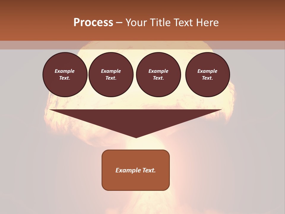 A Nuclear Powerpoint Presentation Is Shown PowerPoint Template