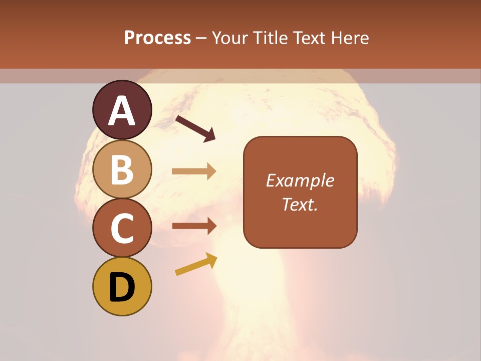 A Nuclear Powerpoint Presentation Is Shown PowerPoint Template
