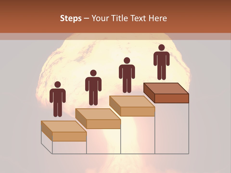 A Nuclear Powerpoint Presentation Is Shown PowerPoint Template
