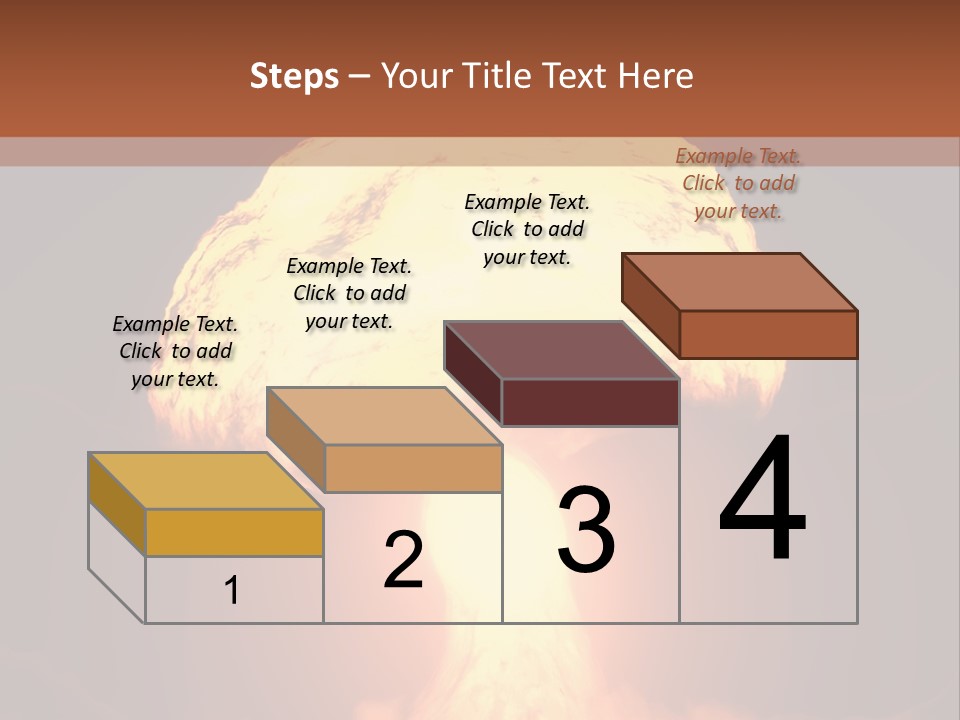 A Nuclear Powerpoint Presentation Is Shown PowerPoint Template