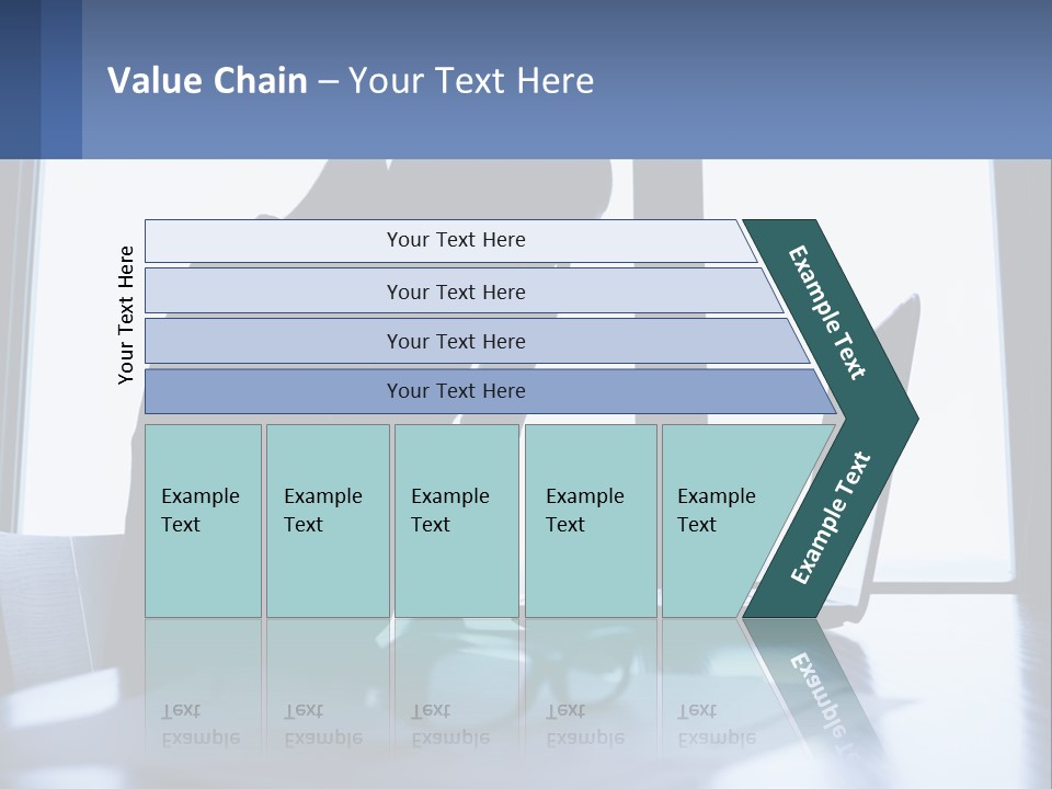 A Woman Sitting In Front Of A Laptop Computer PowerPoint Template