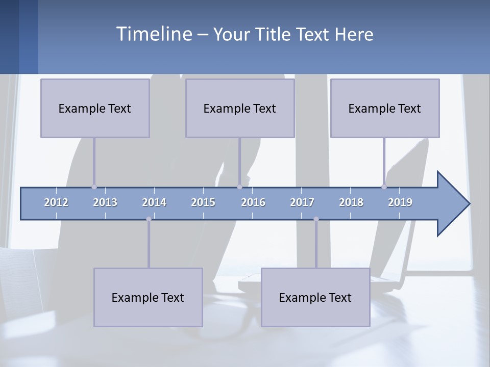 A Woman Sitting In Front Of A Laptop Computer PowerPoint Template