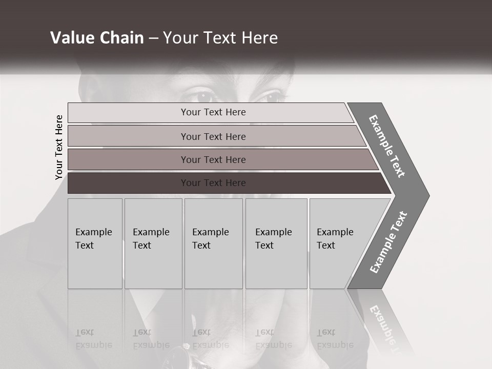 A Man Covering His Face With His Hands PowerPoint Template