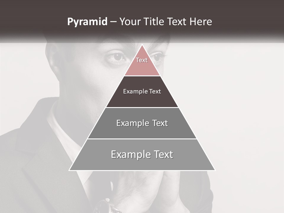 A Man Covering His Face With His Hands PowerPoint Template