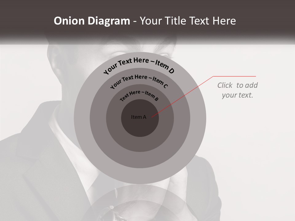 A Man Covering His Face With His Hands PowerPoint Template
