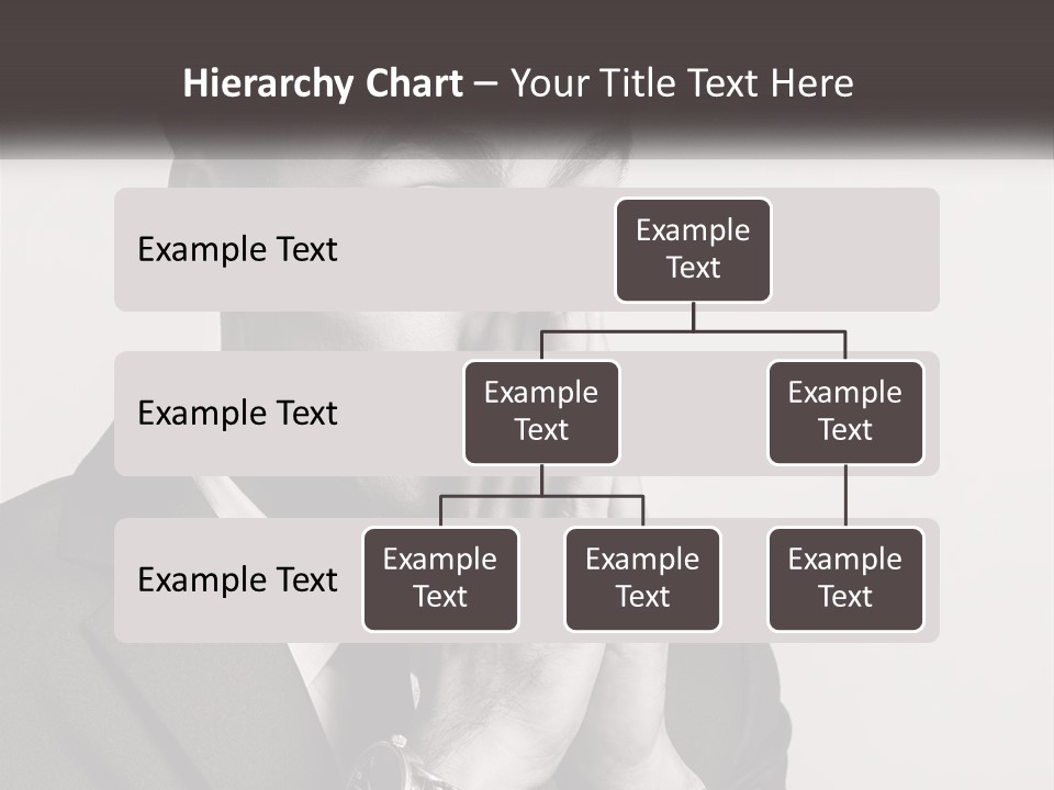 A Man Covering His Face With His Hands PowerPoint Template