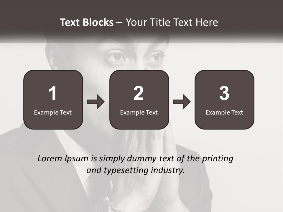A Man Covering His Face With His Hands PowerPoint Template