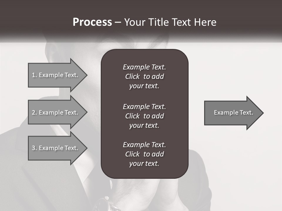 A Man Covering His Face With His Hands PowerPoint Template
