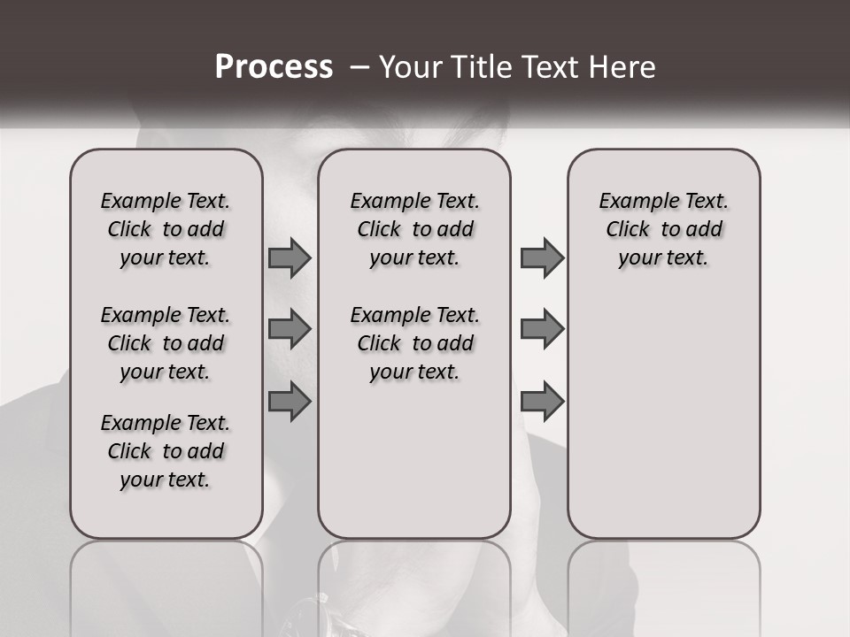 A Man Covering His Face With His Hands PowerPoint Template