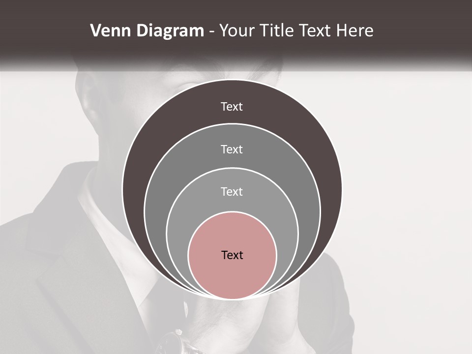 A Man Covering His Face With His Hands PowerPoint Template