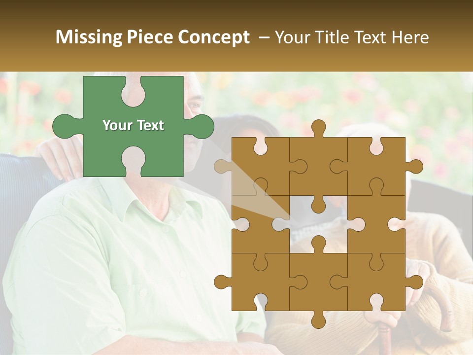 A Group Of People Sitting Next To Each Other PowerPoint Template