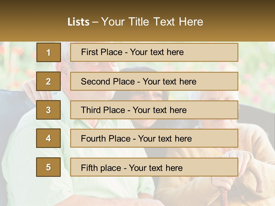 A Group Of People Sitting Next To Each Other PowerPoint Template